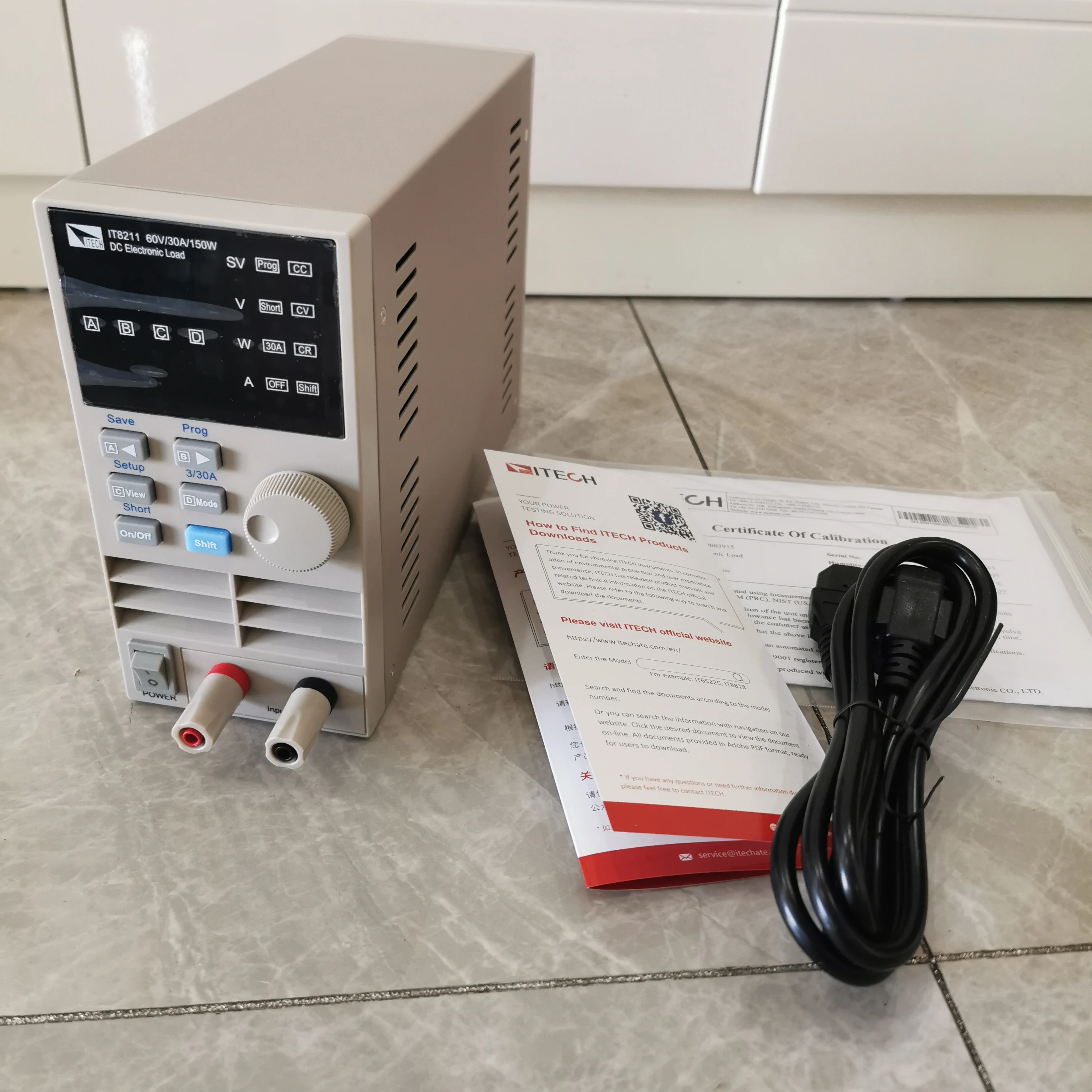 ITECH IT8211 Digital Control Electronic Load 60V 30A 150W DC Programmable Electronic Load with CC CV CR Mode and High Resolution