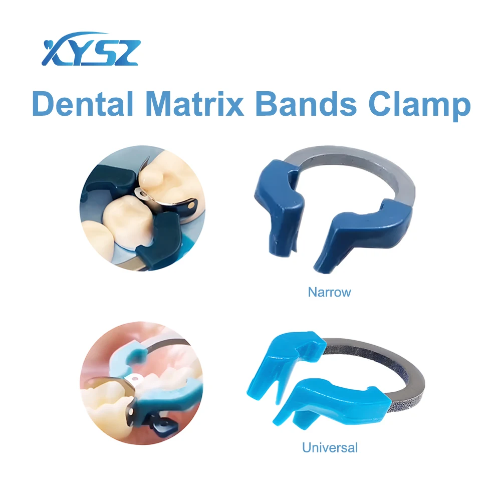 

Dental Matrix Bands Clip NITI Matrix Clamp Ring Clamp Sectional Contoured Matrices Nickel Titanium Clamping Ring Dentist Tools