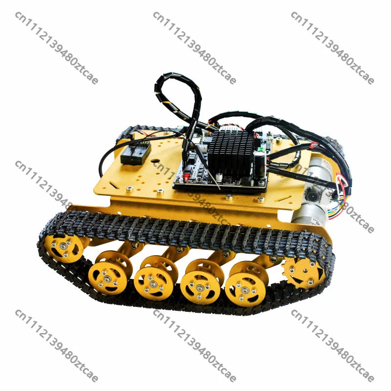 TS100 Tracked Robot 32‑bit MCU PID Hall Feedback Secondary Development UGV Chassis