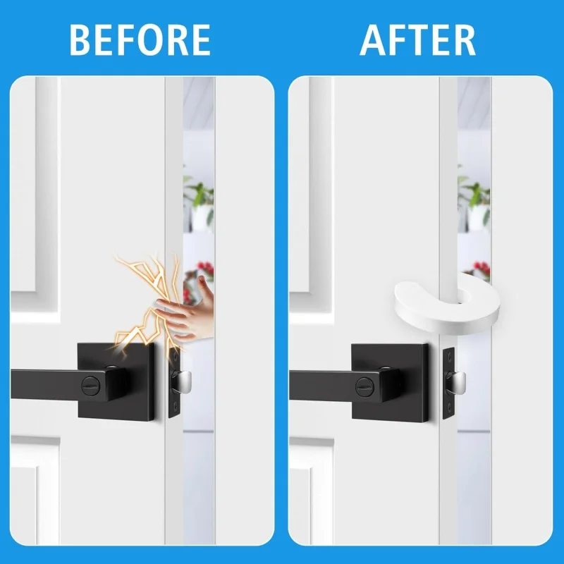 6 قطعة سلامة الطفل الباب سدادة الوليد حامي أثاث مكافحة قرصة اليد قفل أمان للأطفال إصبع قرصة الحرس برهان الباب سلام سدادة