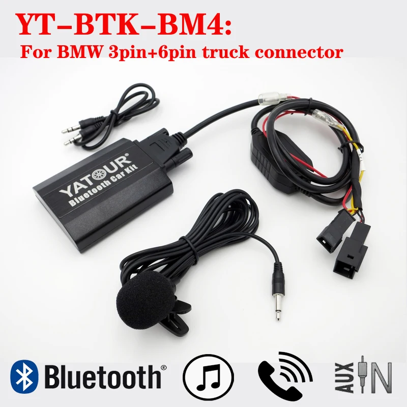 Profesjonalny samochodowy moduł Bluetooth Yatour BTK Bezprzewodowy odbiornik Bluetooth do klasycznego BMW 3 5 7 X3 X5 M3 M5 Z3 Z4 Z8