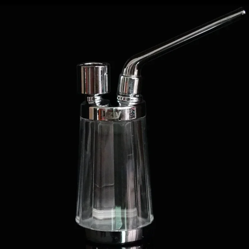 2022 New  Popular Bottle Water Pipe Portable Mini Hookah Shisha Tobacco Smoking Pipes Gift of Health Metal Tube Filter