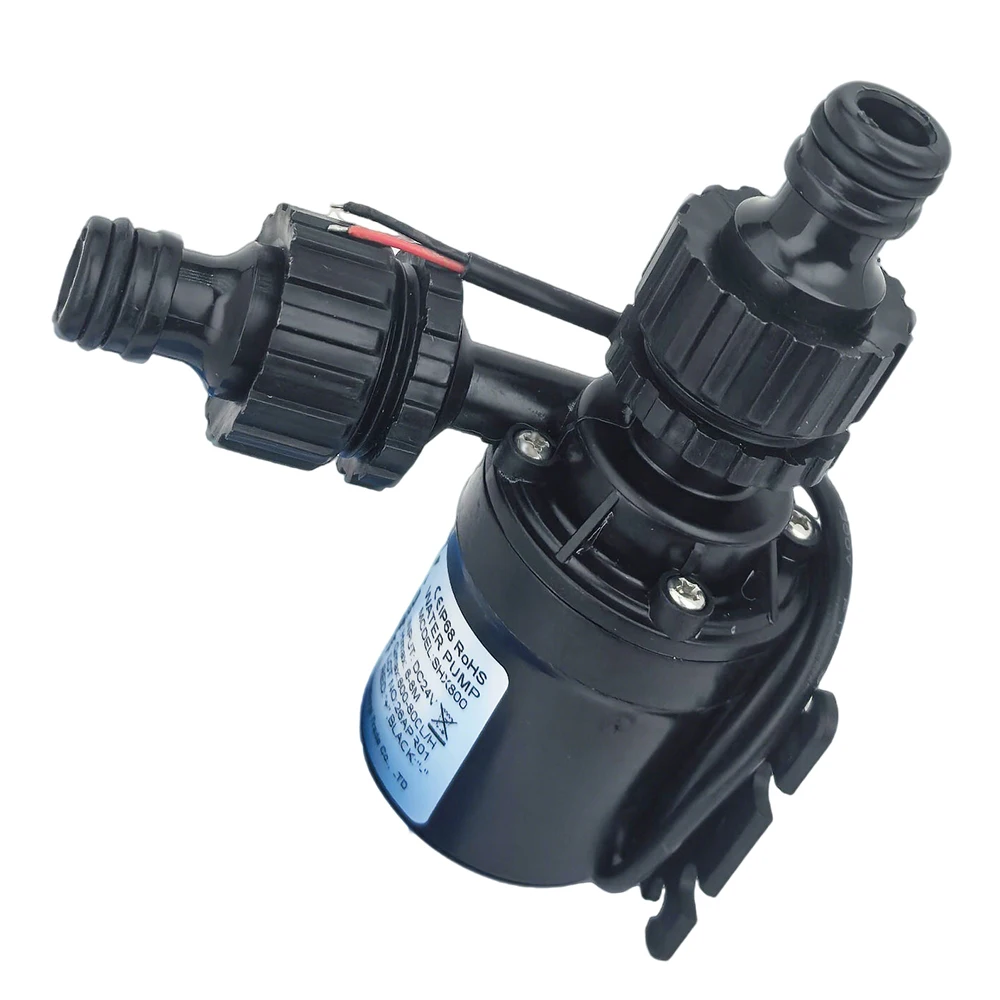 Water Pump 12v High Pressure Ultra Quiet Solar DC 24V Lift 5M 800L/H Brushless Motor Submersible Water Pumps Quick Break Joint