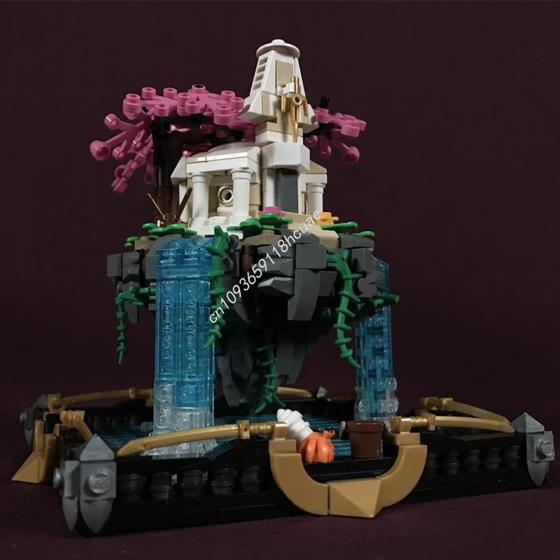 

891pcs MOC Micro Forgotten Temple Building Blocks Christmas Gift DIY Display Ornament Perfect for Creative Decoration