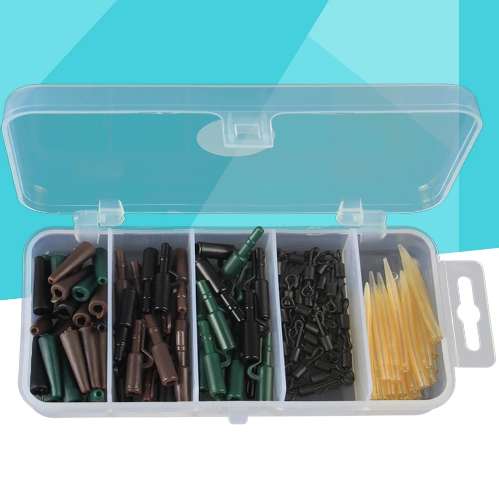 

120pcs Fishing Accessories Case Durable Plastic Storage Tools Fishing Set Hook Bait Lure Set Kit Angling Supplies