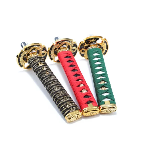 Perilla de cambio de espada samurái JDM Universal, perilla de cambio de cuchillo samurái de 15CM/20CM con adaptador