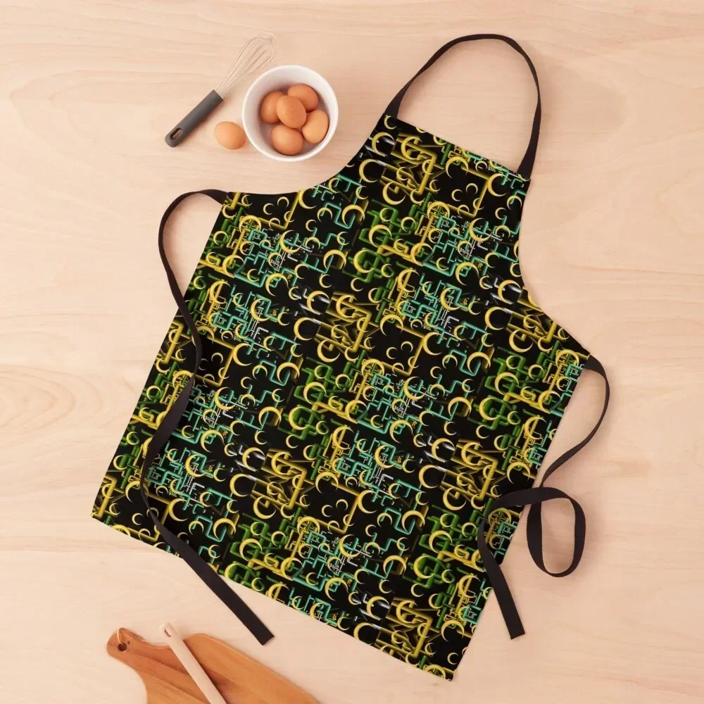 Dan Flashes pattern cool tim robinson #23 Apron Waterproof for home useful pieces Kitchen Things For Home Apron