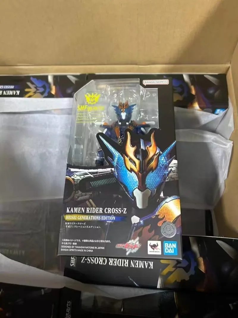 

In Stock Original Bandai Banpresto Kamen Rider Cross Z Anime Action Figures Model Toys desktop Ornament collect birthday Gifts