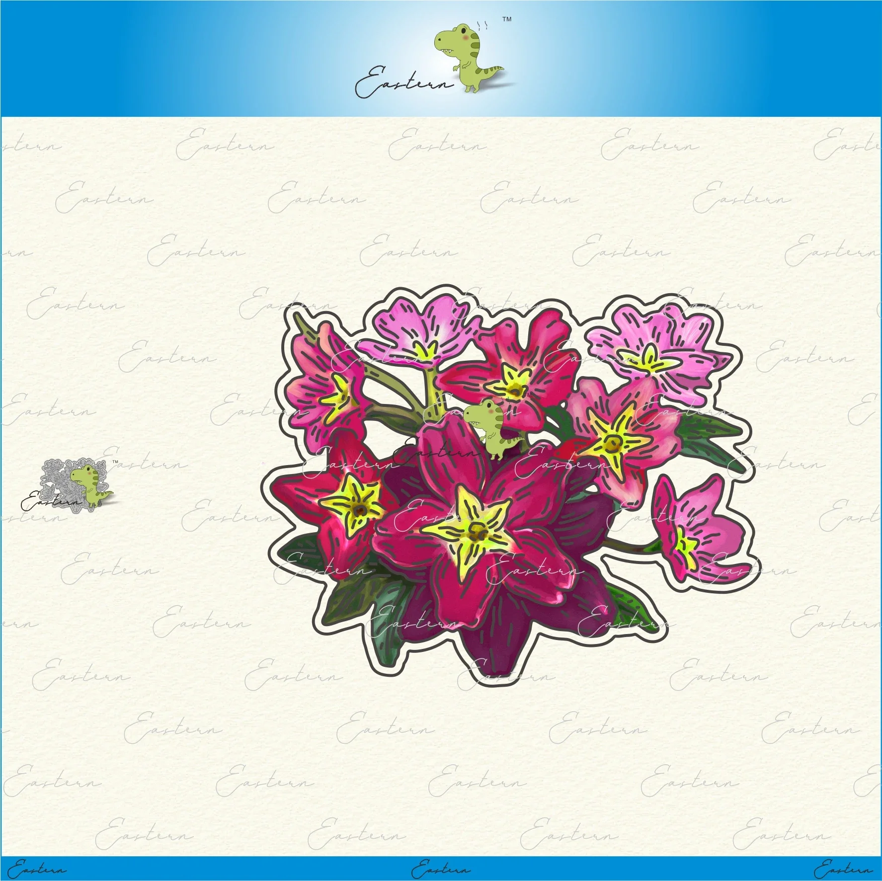 Wild primrose metal cutting dies 2021 new diy  molds Scrapbooking Paper Making die cuts crafts