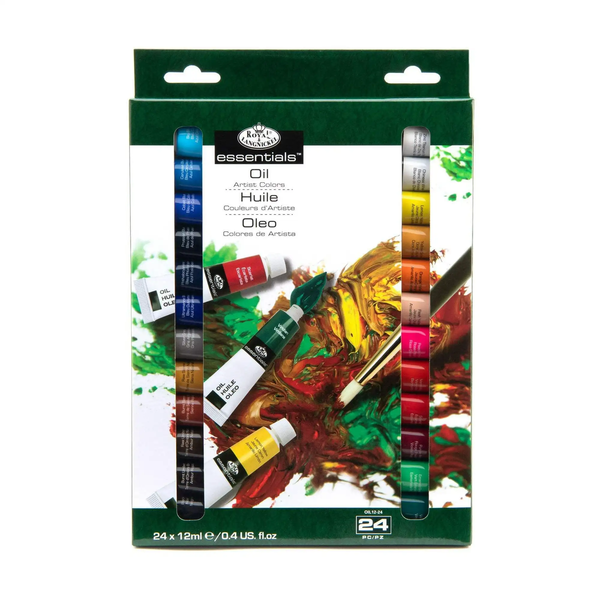

Royal & Langnickel essentials Oil Paints 12ml-24/Pkg
