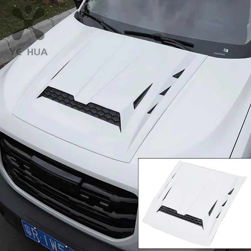 For Great Wall Haval Dargo 2021 2022 Hood Sand And Stone Block Baffle Engine Hood Front Bonnet Cover Modification Accessories