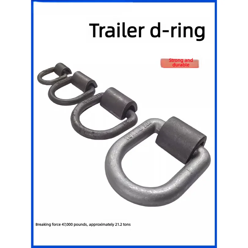 Welded D-ring Pull Ring Trailer Floor Hook Binding Ring Pull Ring Rope Hook Forged D-ring 5.4 Tons 2.2 tons 8 Tons