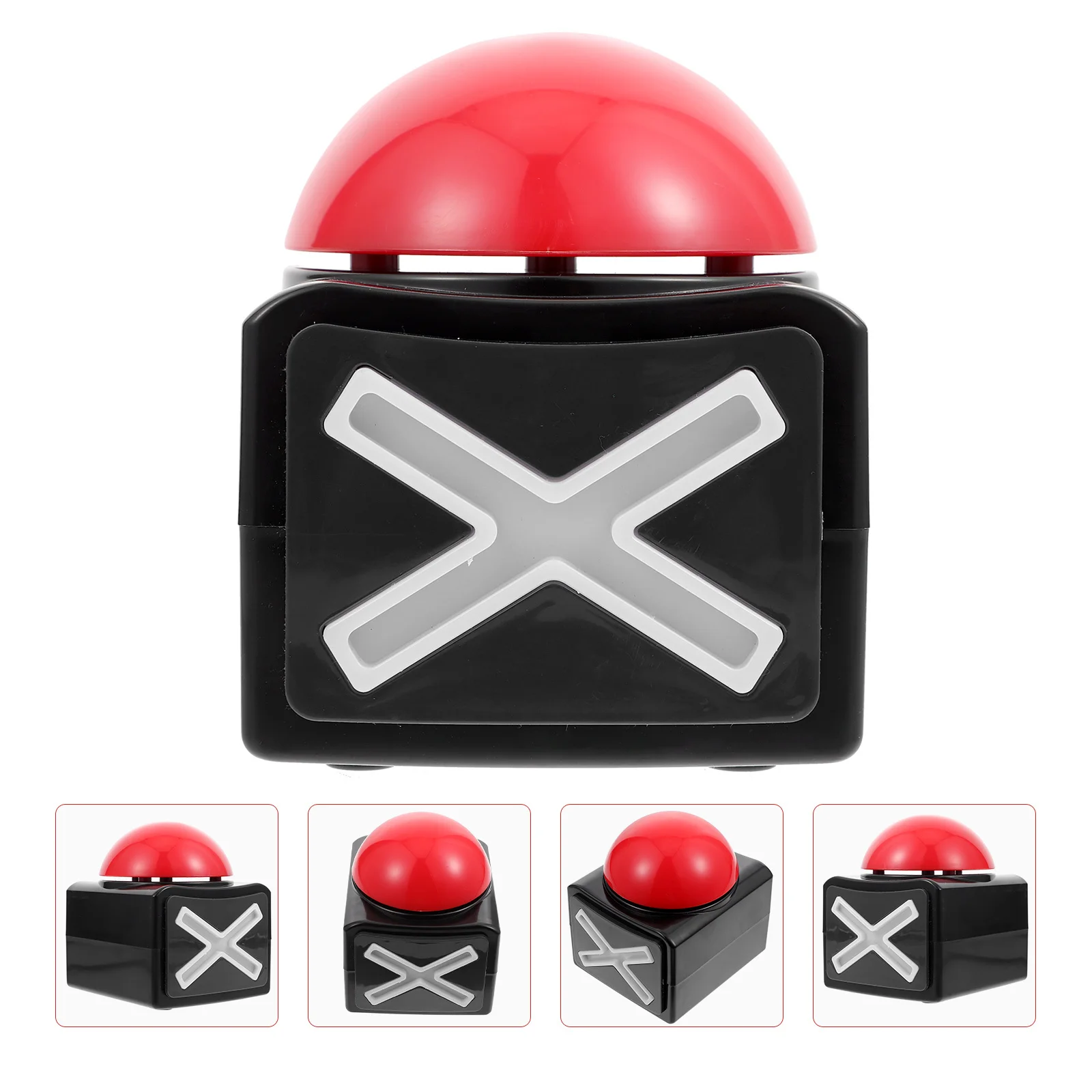 1pc Plastic Answer Buzzer Game Show Supply Sound Light Buzzers Competition Squeeze Box Electronic Quiz Game Tool