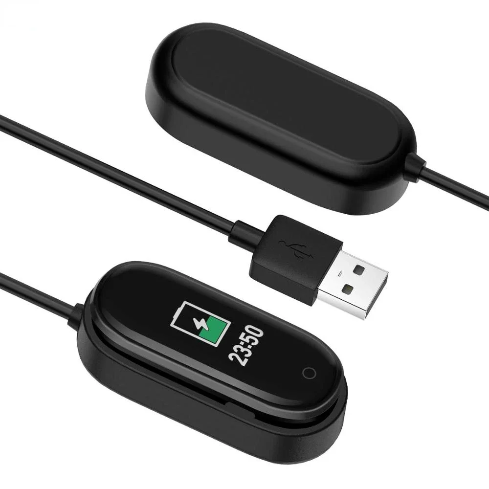 USB Charger Cable For Xiaomi Mi Band 4 20CM Charger  Dock Charging Cable Data Cradle For Xiaomi MiBand  4 USB Charger