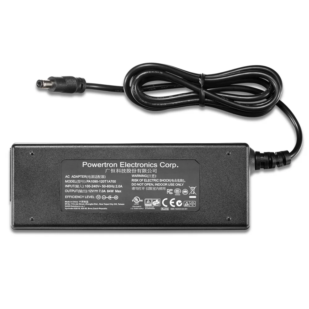 TERRAMASTER-adaptadores de fuente de alimentación, enchufes para Reino Unido y UE, 12V, 8A