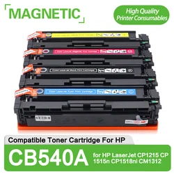 1PCS Compatible CB540A CB540 540A CB541A CB542A CB543A 125A Color Toner Cartridge for HP LaserJet CP1215 CP1515n CP1518ni CM1312