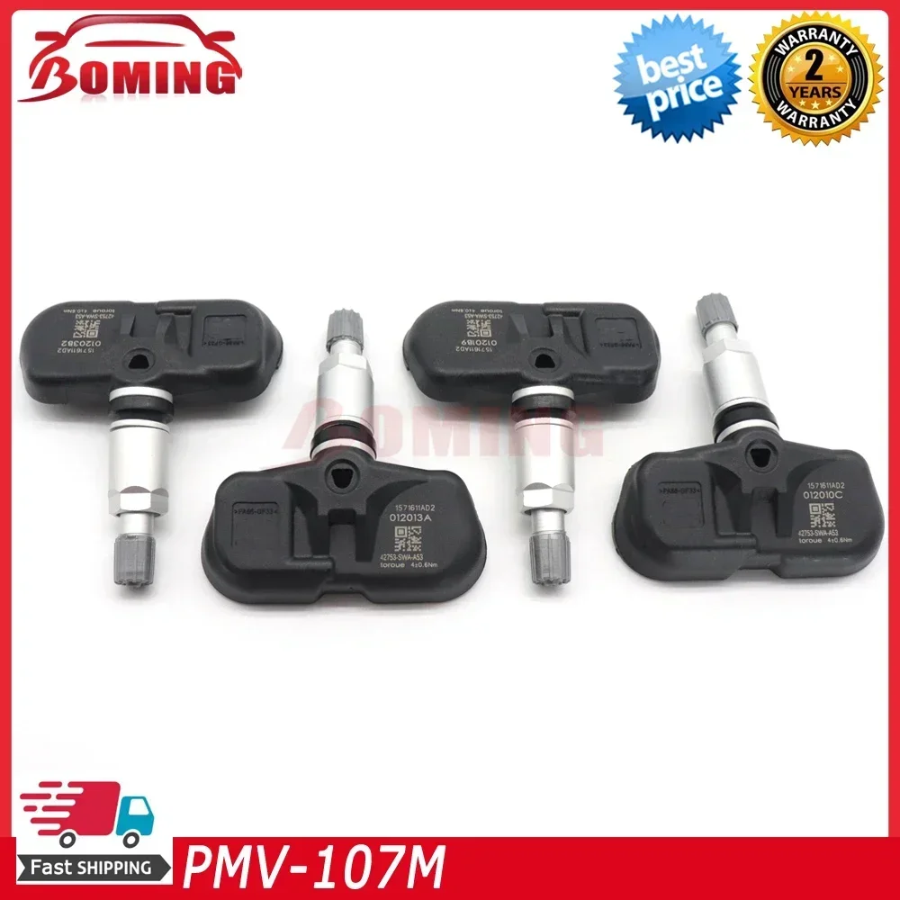 42753-SWA-A53 PMV-107M TPMS Reifendrucksensor 315 MHz für 2007–2012 Honda Accord 2008–2010 Honda S2000 42753SWAA53