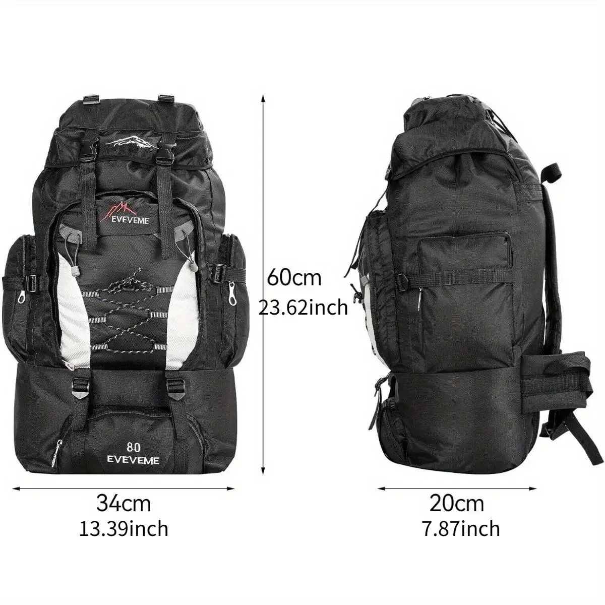 70L Hiking Travel Backpack 2