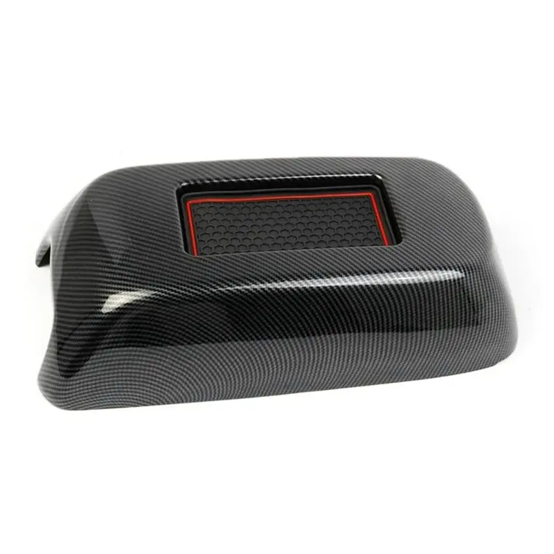 

Precision Armrest Box Decorative Cover Armrest Box Cover Sticker Carbon Pattern Central Storage Cover For Dodge 2016-202