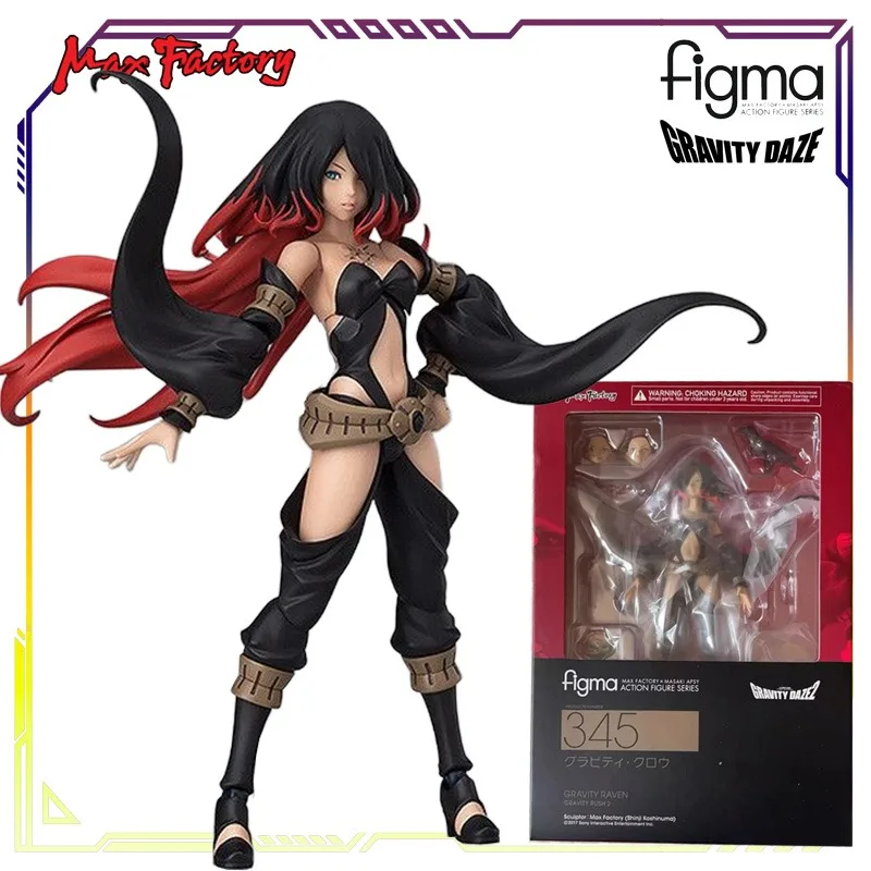 

Max Factory Original Figma Gravitational Glare Series 345 Kusui & Crow Аниме Фигурка Модель Игрушки Украшения Подарки для мальчиков