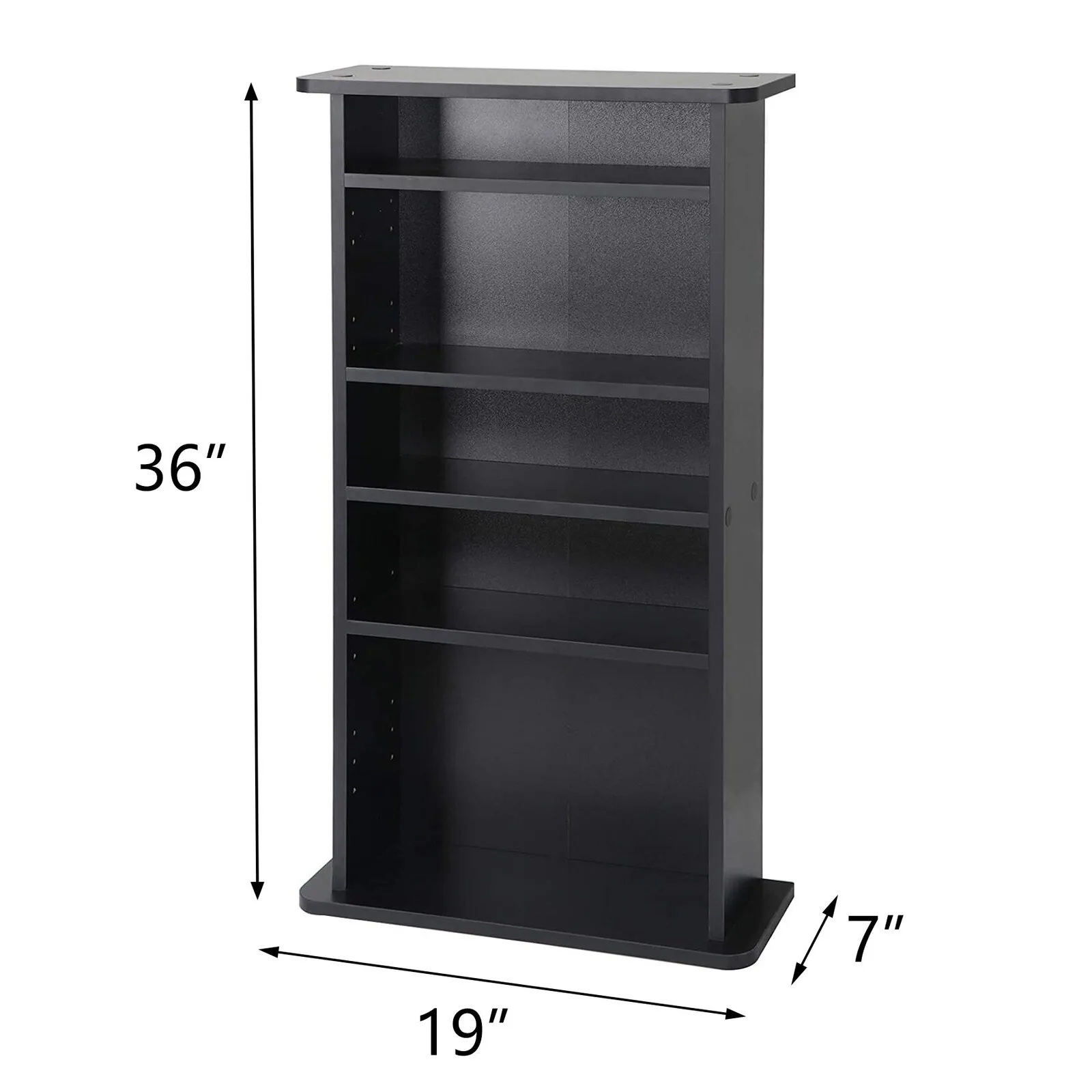 USShelf multimedia storage cabinet organizer movie tower bracket CD DVD media rack-