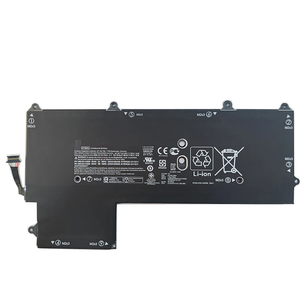 Imagem -04 - Nova Bateria Original Genuína do Portátil Ei06xl 7.4v 21wh para hp Elite x2 1011 g1 Hstnn-db6a 750550 006 750550 -001