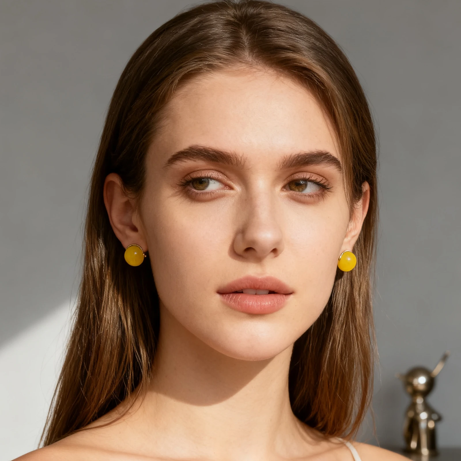 

Женские серьги AmberStud, круглые серьги 9 мм из стерлингового серебра, натуральный балтийский янтарь, романтический подарок любви для нее, ювелирные изделия на годовщину Святого Валентина