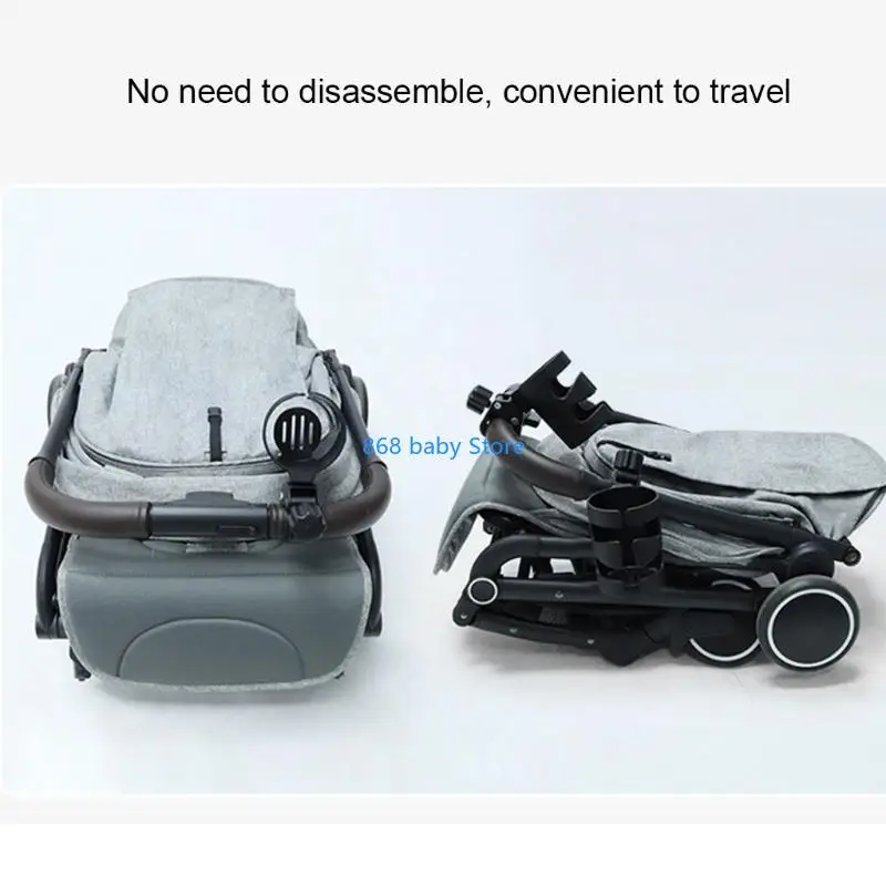 

29EE Baby Stroller Cup Holder Universal 360 Rotatable Drink Bottle Rack for Pushchair