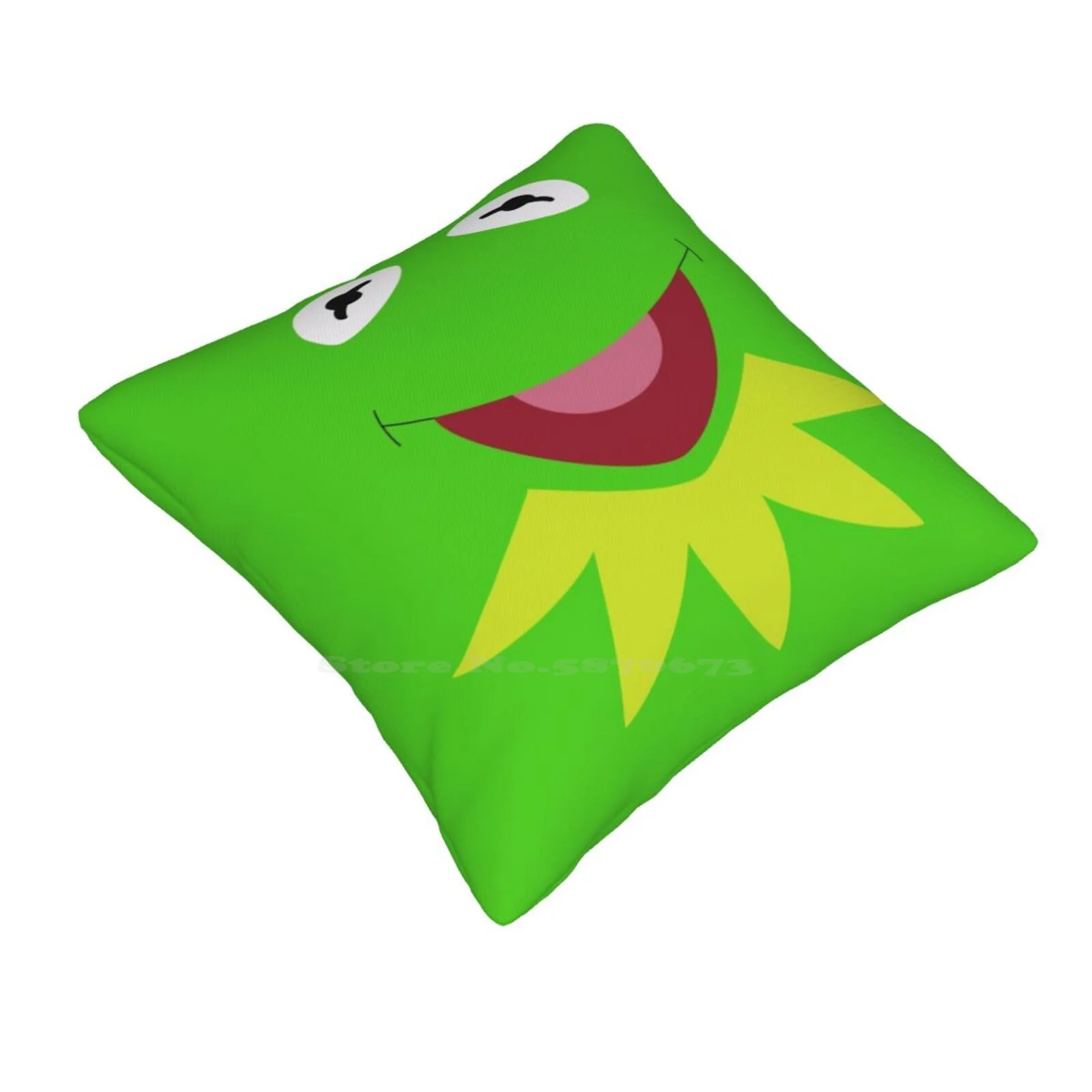 Fashion Sofa Throw Pillow Cover Pillowcase The Frog The Show Puppet Cartoon Cute Geek Nerd Film Movie Jim Henson Amphibian