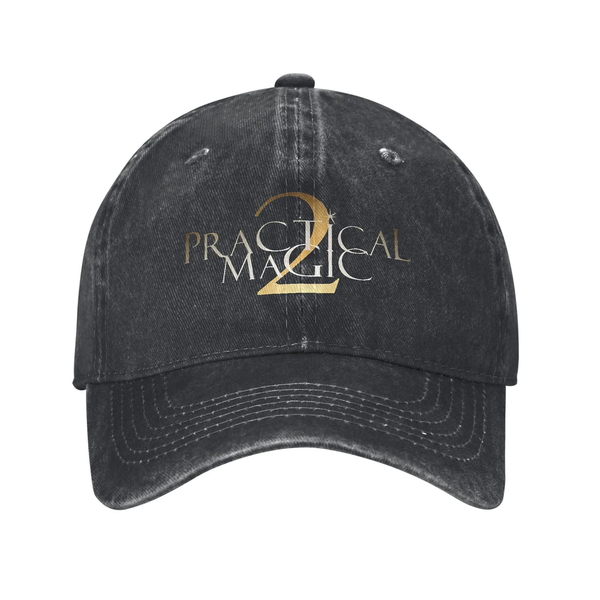 Practical Magic Witchcraft Wiccan Occult Moon Print Cap for Men Women Cotton  Trucker Hat Daily Headwear Baseball Cap Adjustable