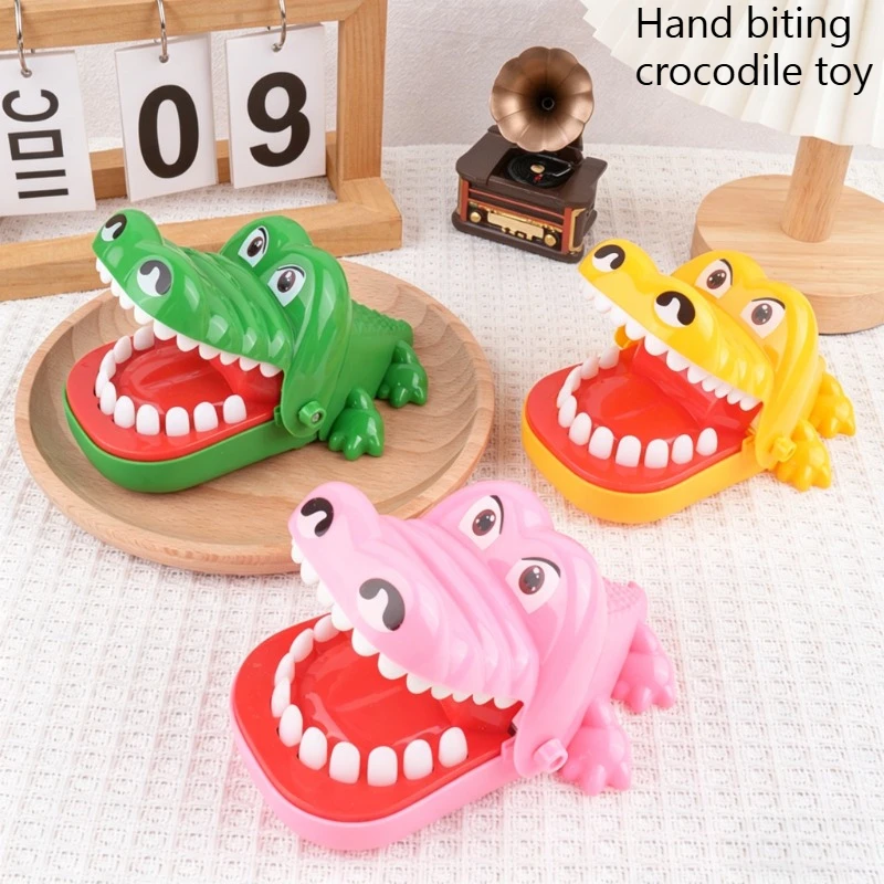 Stress Relief Toy Party Gifts Bite Finger Crocodile Pinch Toy Classic Family Games Party Mischief Children's Lucky Games Gift