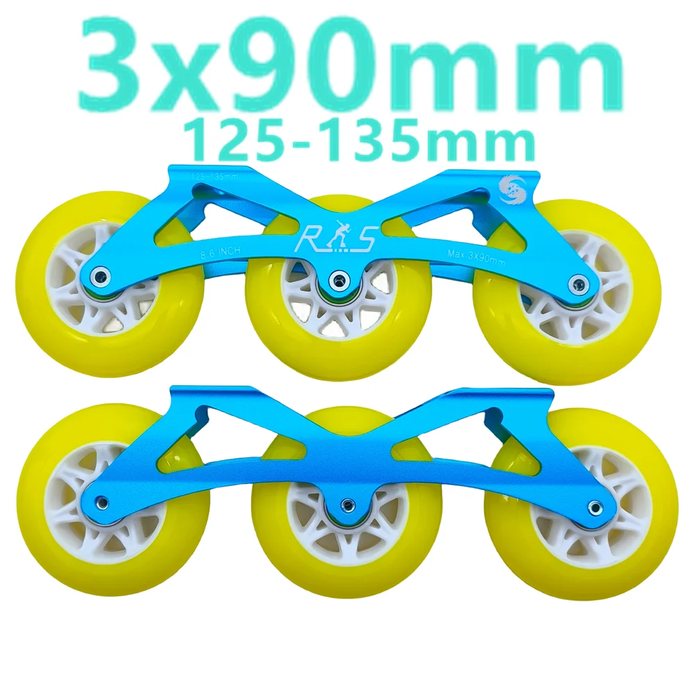 Free Shipping skate frame speed frame children 3x90 3x100 125-135 mm