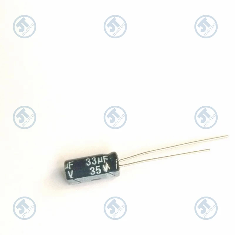 20pcs 33uF35V 35V33uF 33MFD 35WV 5*11mm Radial Aluminum Electrolytic Capacitor