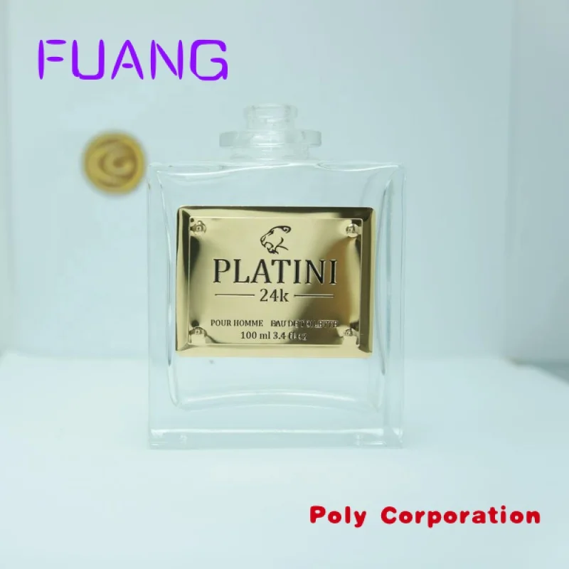 Custom  2023 Custom metal label 3d embossed metal sticker perfume bottle sticker for packaging