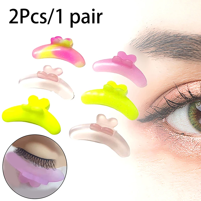 2Pcs Silicone Anti-fall Off Eyelash Pads Anti-slip Lash Lift Ribbon Reusable Eyelash Perm Pads Perm Eyelash Spacer Lash Lifting