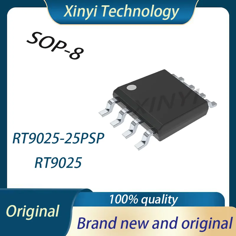 

10PCS 100% New RT9025-25PSP RT9025 SOP-8.Chipset