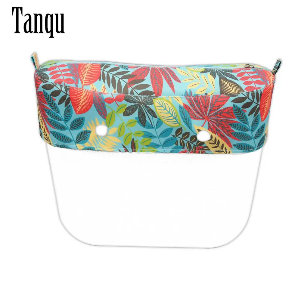 TANQU New Classic Mini Composite Twill Cloth Waterproof Trim With Zipper Decoration for Classic Mini Obag For O Bag Classic Mini