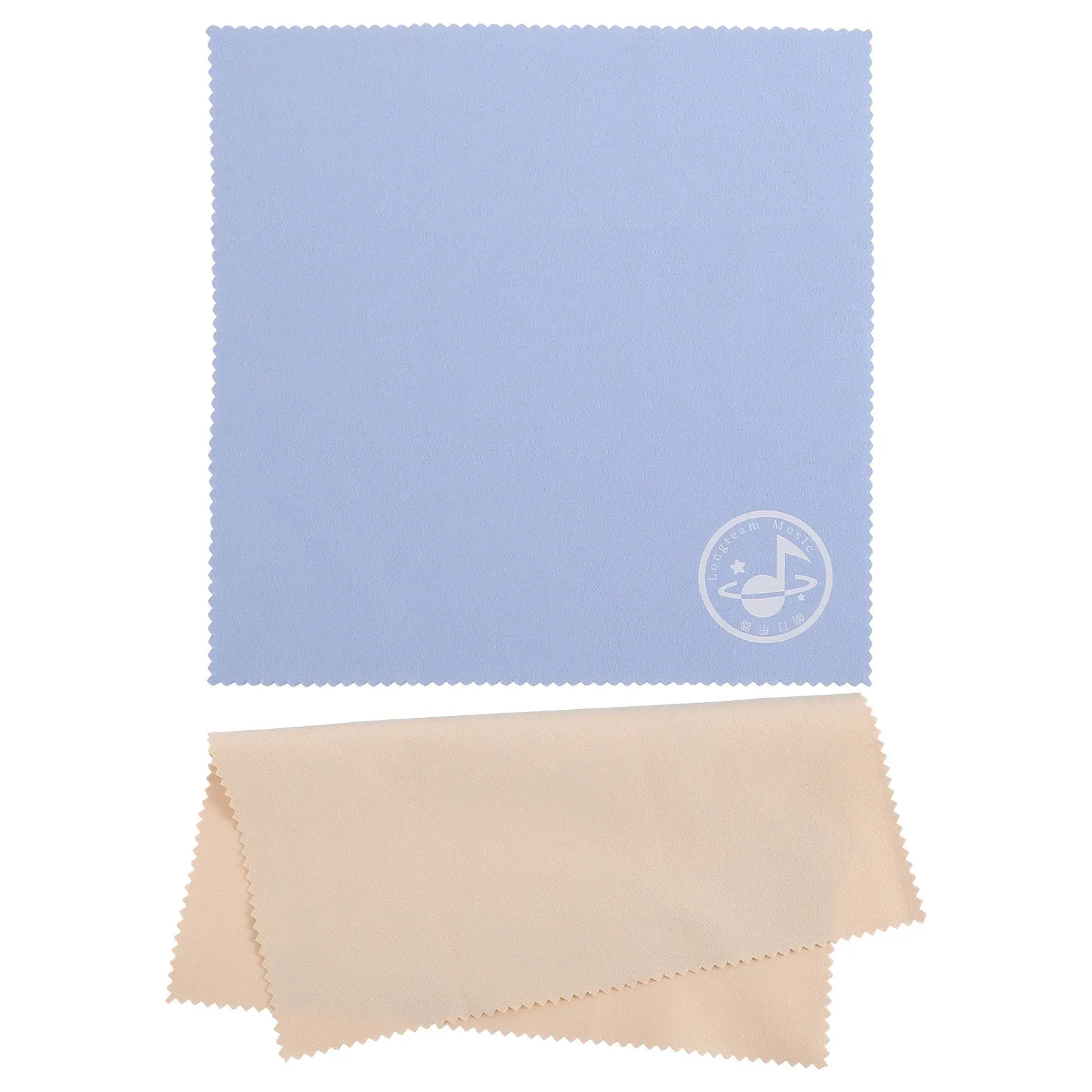 

2Pcs Cleaning Cloth for Musical Instruments Soft Polishing Guitar Violin Piano Wind Instrument Care Cleaning Cloths
