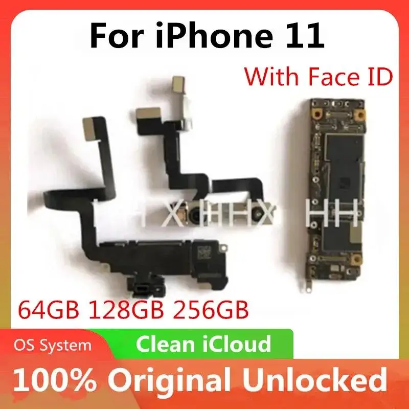 Top! Clean iCloud Mainboard For iPhone 11 Full Working Motherboard Support OS Update Logic Board Plate 11 Pro Max