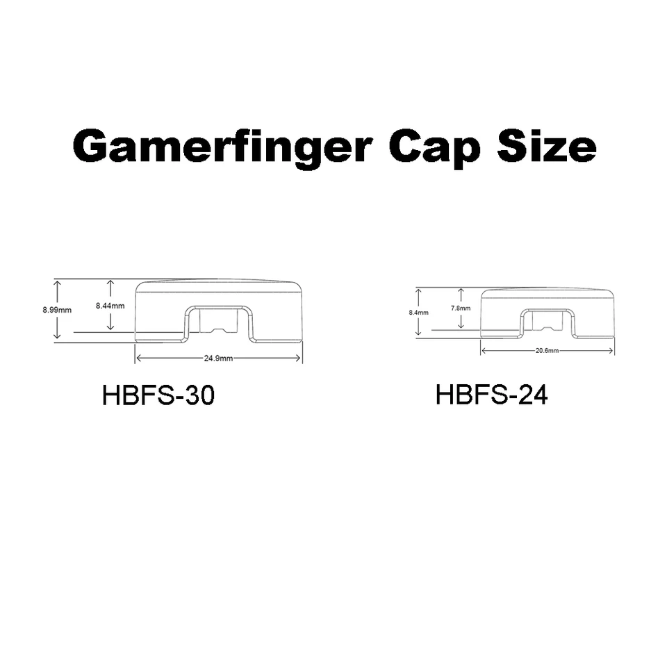 ゲーマーフィンガーボタン14個　24Φ×13　30Φ×1 GamerFinger HBFS はめ込み式 24/30mm | ボタン | メカニカル – CIELOGAMES