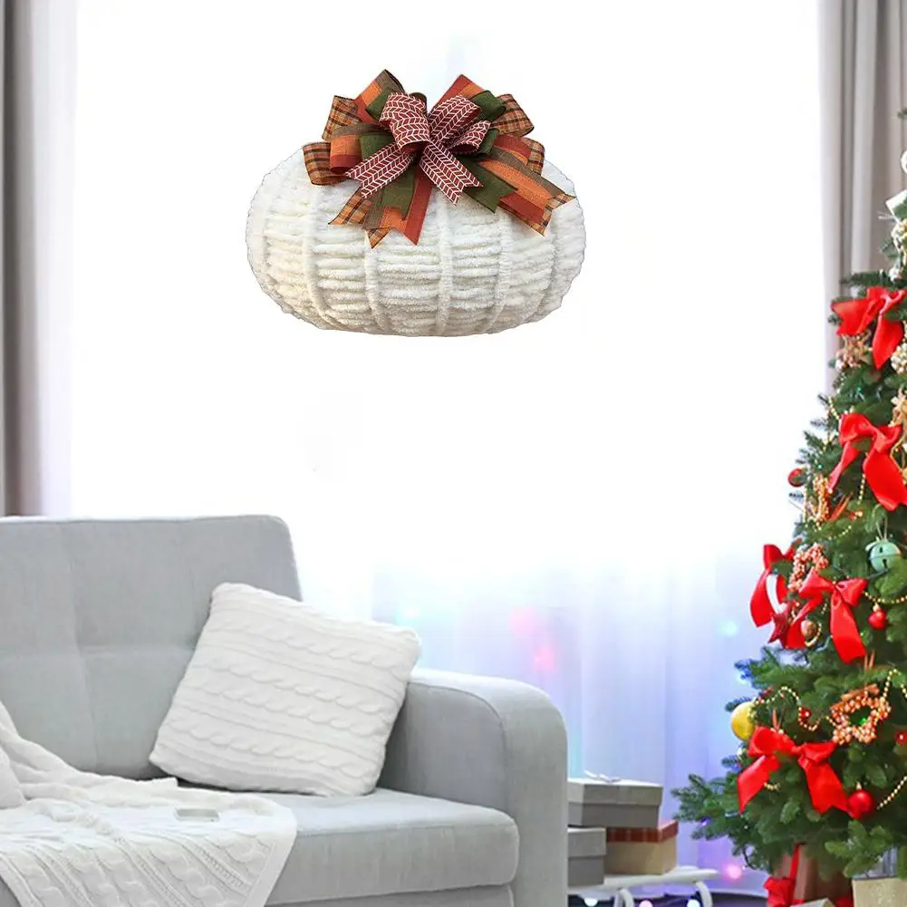 إطار سلكي معدني معلق للباب الأمامي، هيكل معدني قوي، تصميم متعدد الاستخدامات، ألوان نابضة بالحياة، تصميم على شكل يقطين، ديكور الخريف #3