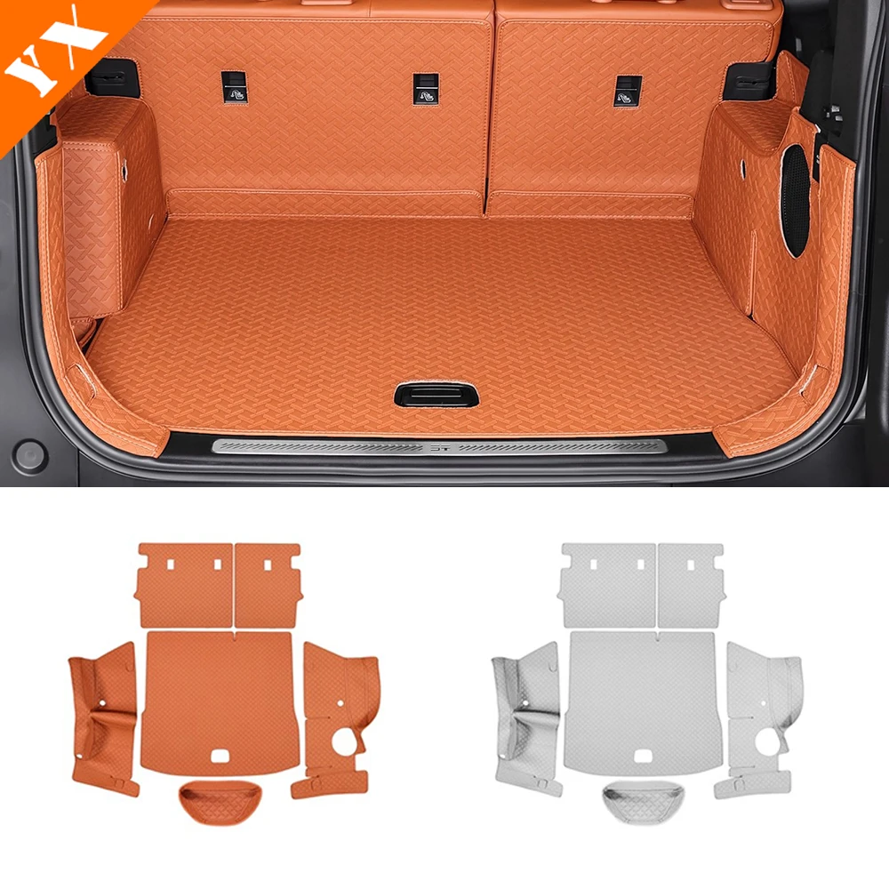 

For Jetour G700 accessories 2025 2026 leather Car Rear Trunk Cushion,Rear Trunk Panel Protective Cover Anti Scratch/Fouling