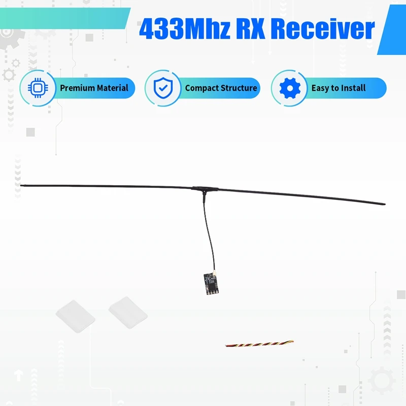 TX400 RX Nano Receiver ELRS Module 370-420MHz Long Range ControlJAS