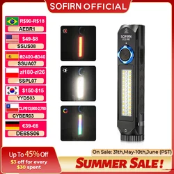 Sofirn IF23 PRO RGB Light 5000lm XHP70B Powerful LED Flashlight 21700 5V 3A USB C Rechargeable Torch with Magnetic