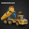 대형 RC 트럭 소년 장난감, 1:20 더블 Rc 덤퍼 자동차 트럭, 원격 무선 자동차 트랙터 관절 덤프 엔지니어링 자동차 장난감 선물 3