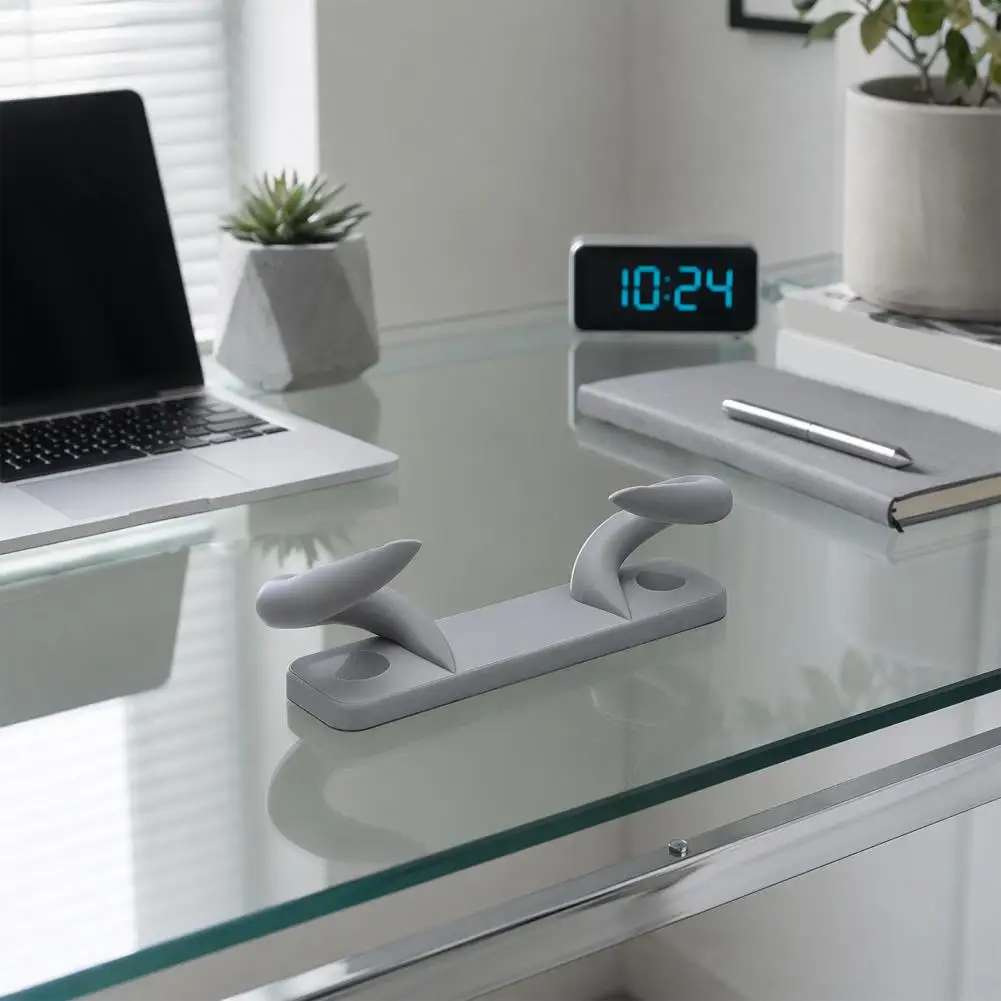 Gaming Desk Ornament 3d Printed Angled Horn Handle Stand Universal Controller Holder with Anti-slip Base for Ps5 for Desk
