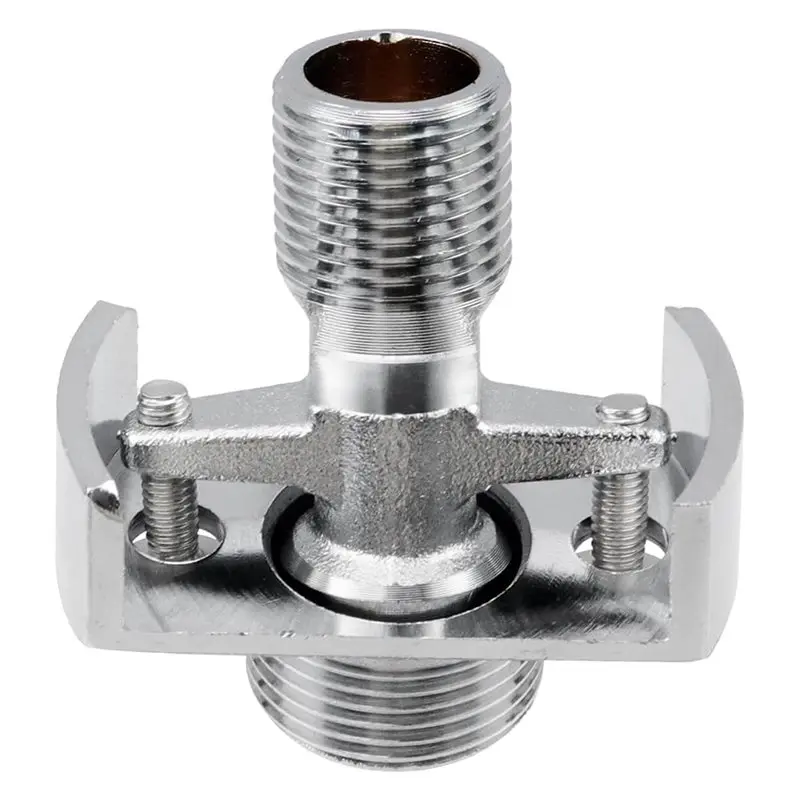 AC88-Copper Wall Mount Clawfoot Tub Adapter For Adjustable Water Inlet
