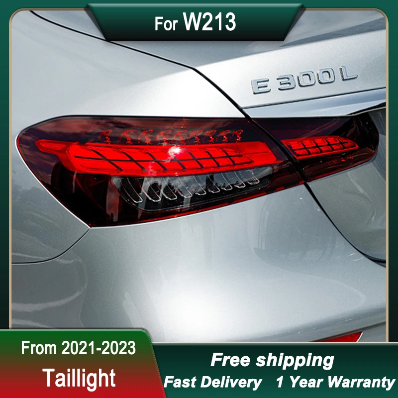 حار سيارة التصميم أضواء خلفية لمرسيدس بنز E Class W213 21-23 نمط جديد كامل led ديناميكية بدوره مصباح إشارة الذيل مجموعة مصابيح