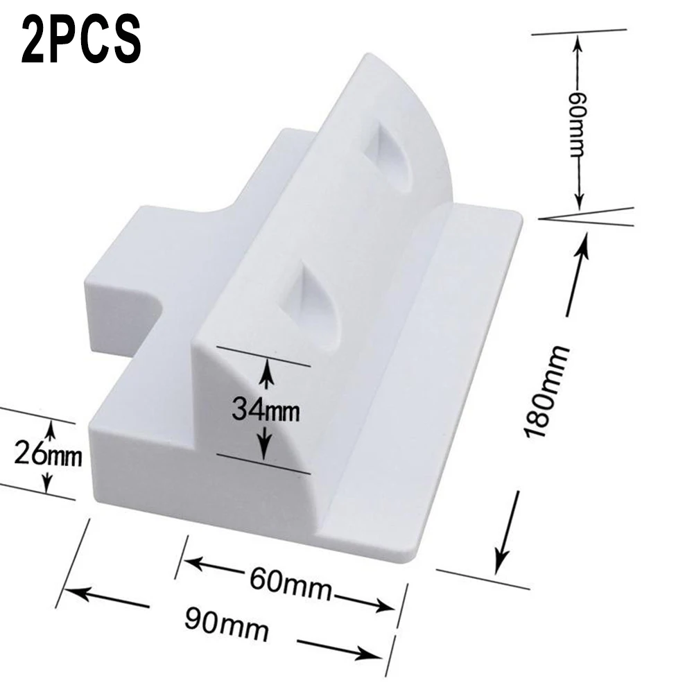 Mounting Bracket Solar Panel Spare Parts UV Resistant White/Black Yacht Adjustable Flat Roof RV Replacement Set