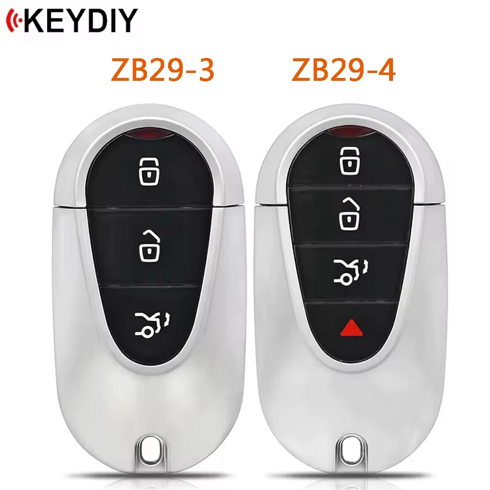 1 Piece KEYDIY ZB29-3 ZB29-4 KD ZB29 Universal Smart Remote Key Keyless Go for  Maybach Type for KD-X2 KD MAX Key Programmer